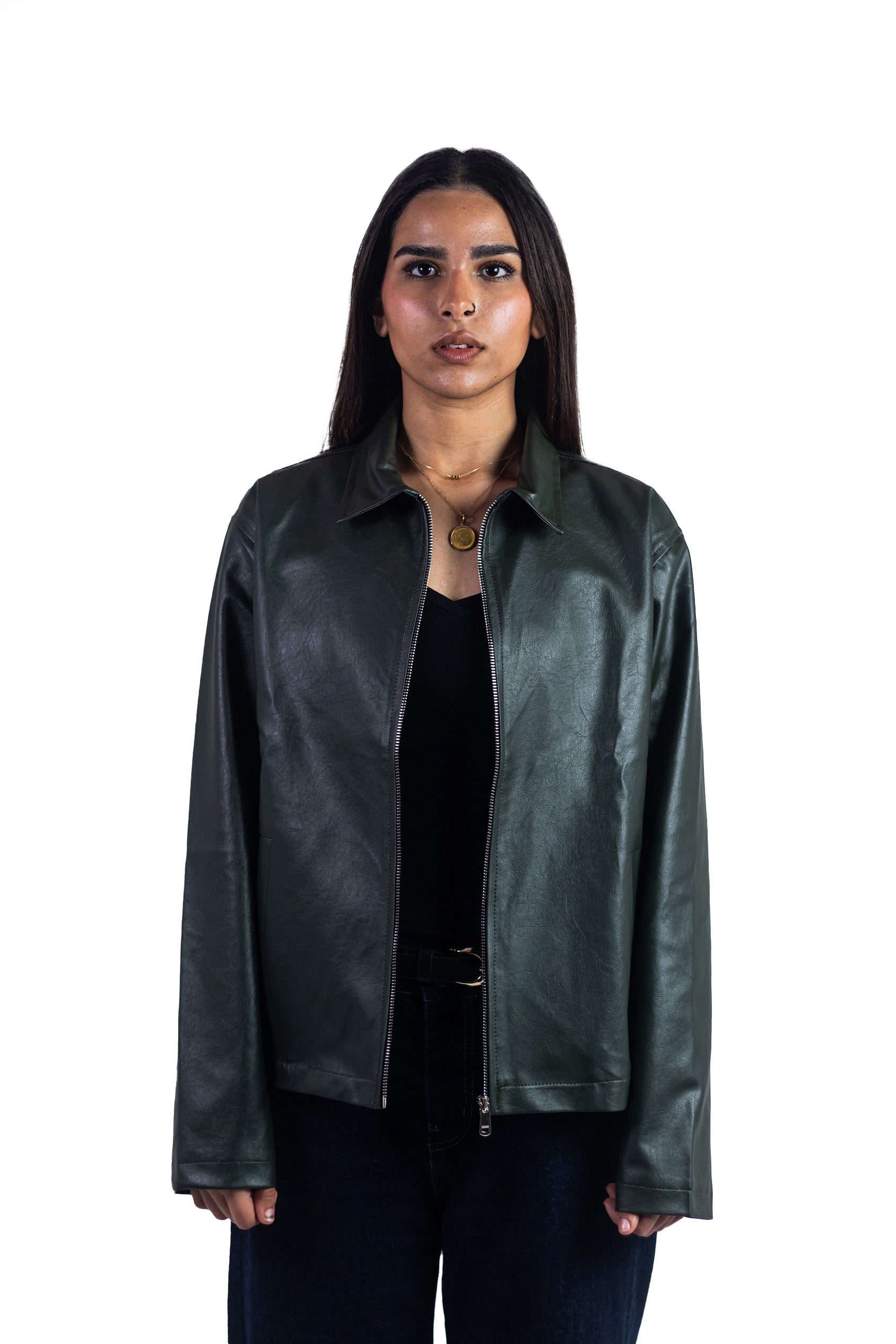 Unbothered jacket - OLIVE