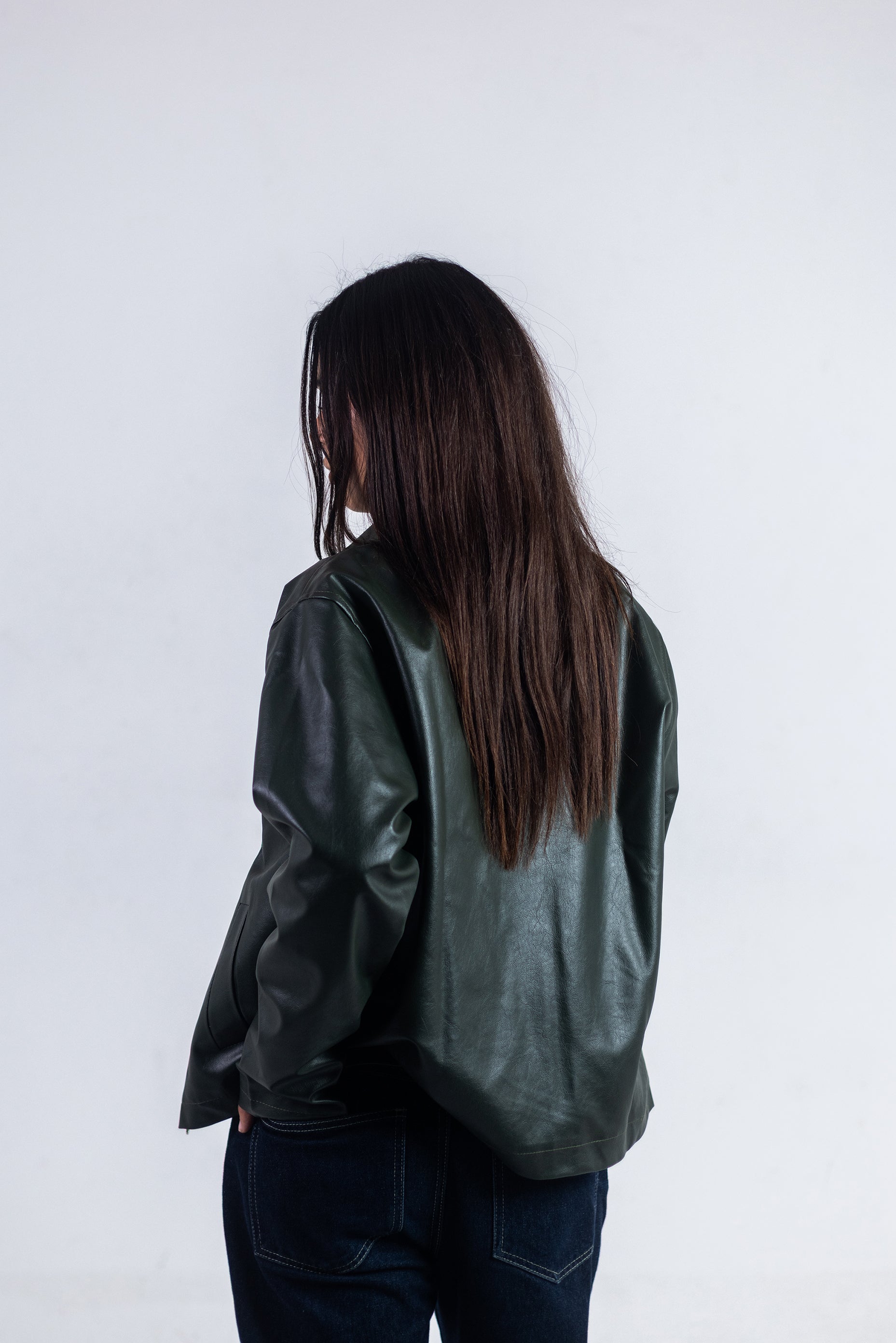 Unbothered jacket - OLIVE