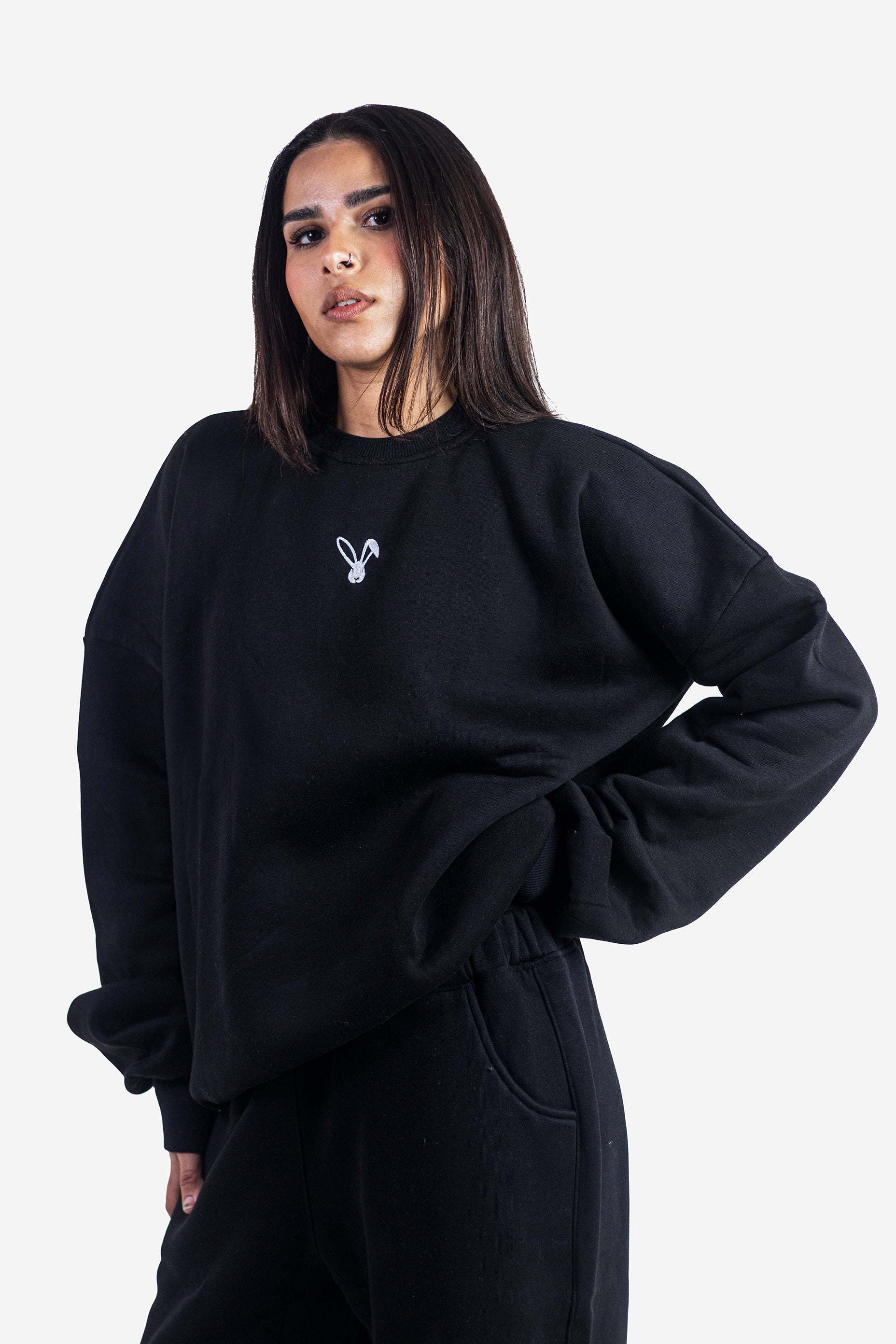BLACK Crewneck